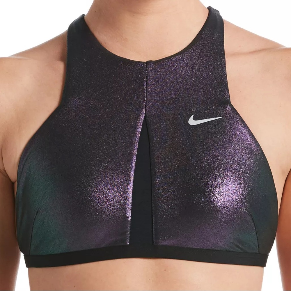 NIKE SWIM REVERSIBLE BIKINI CROP TOP | M |